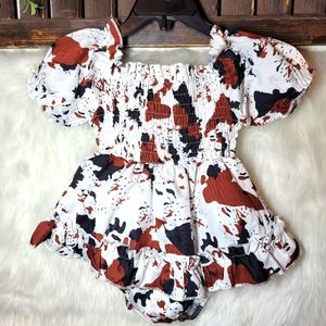 Boutique Pleated Romper-NWOT